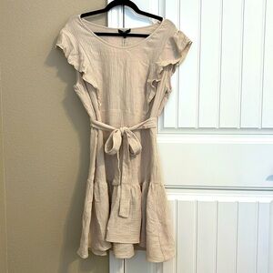 Drew dress. Size L. Cream color